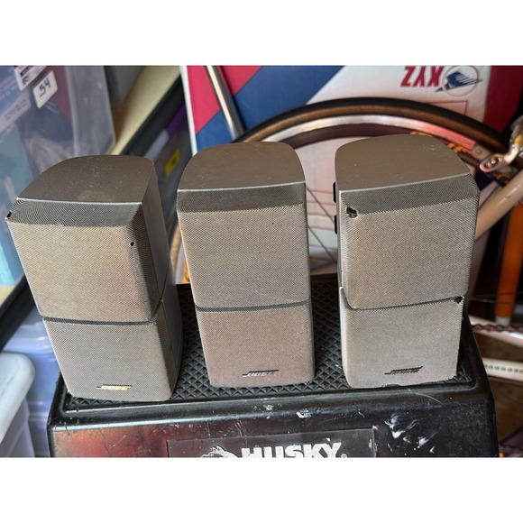 Bose Double Cube SpeakersLot‎ Of 3  Lifestyle System  Works Good